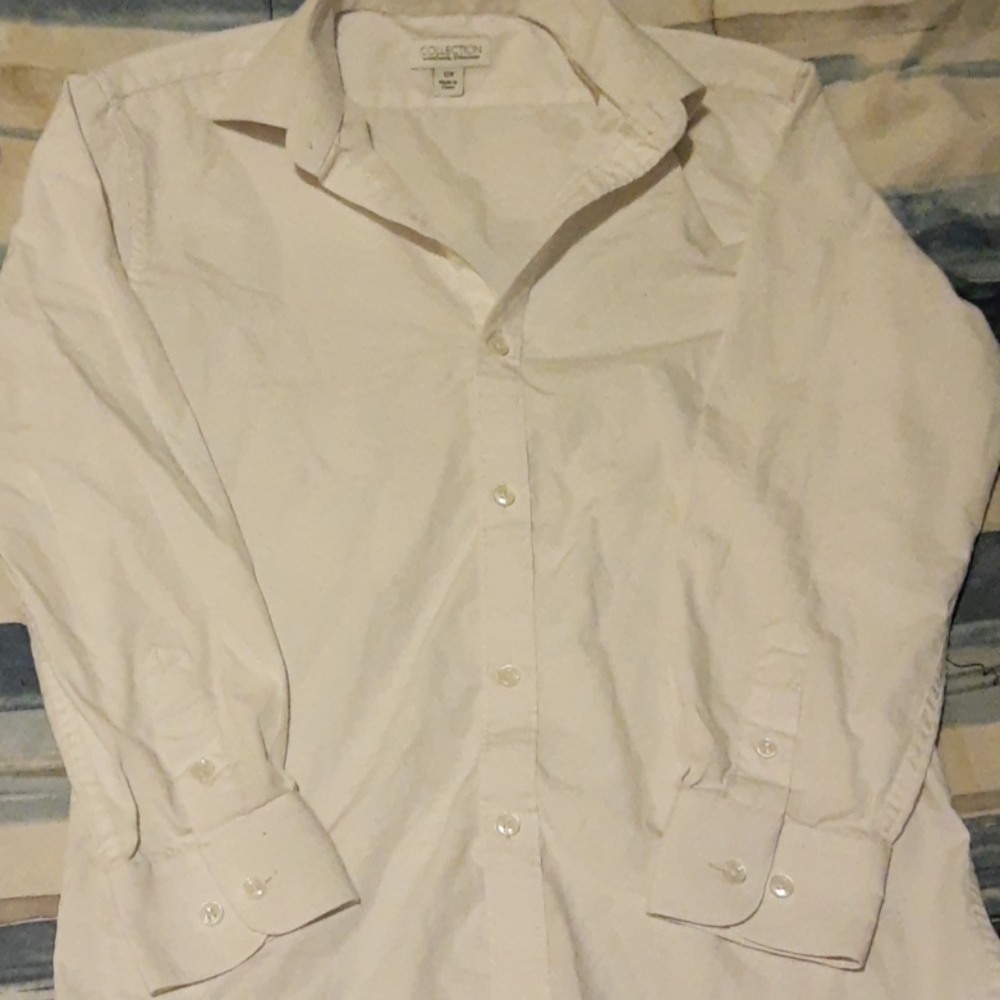 WHITE fancy dress shirt